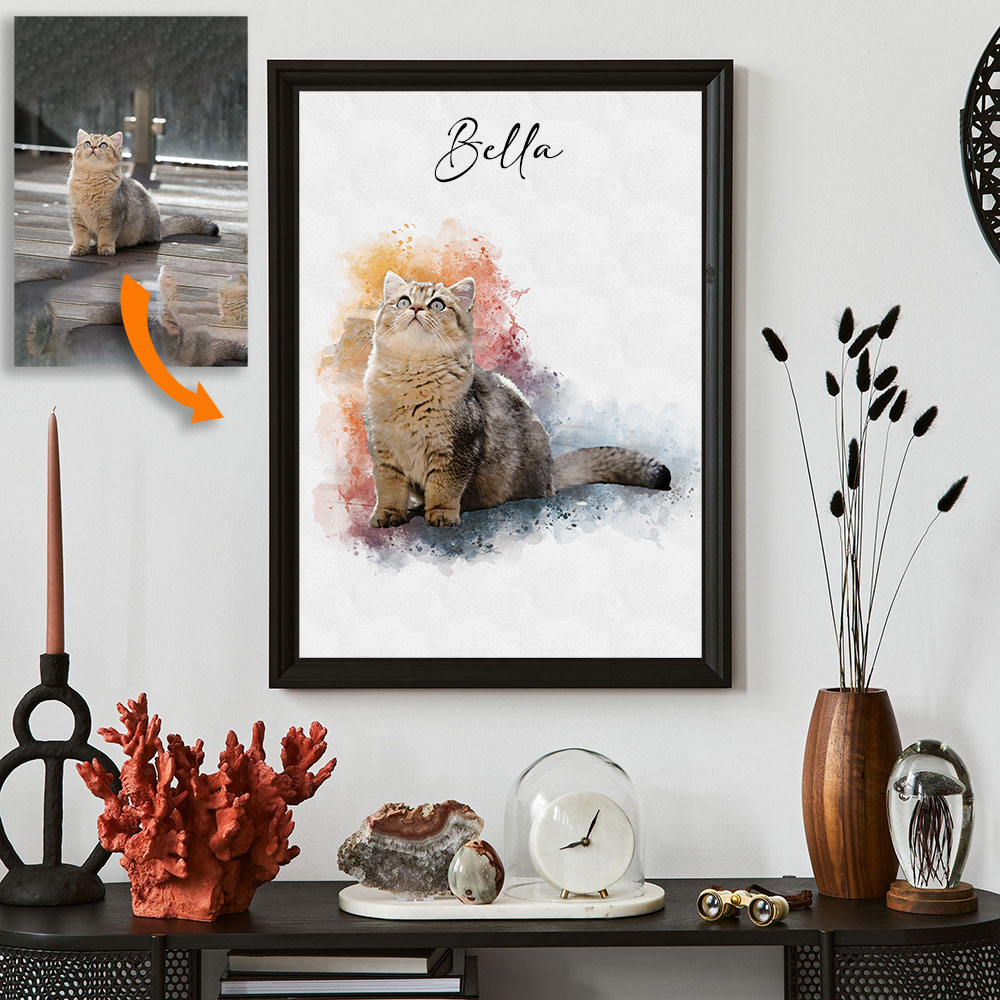 Pet Portrait Custom - Retrato de animal de estimação personalizado
