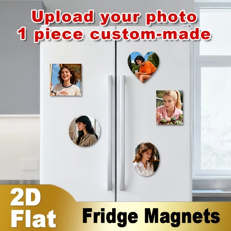 Pet Portrait Custom - Imã de Geladeira Personalizado com Foto