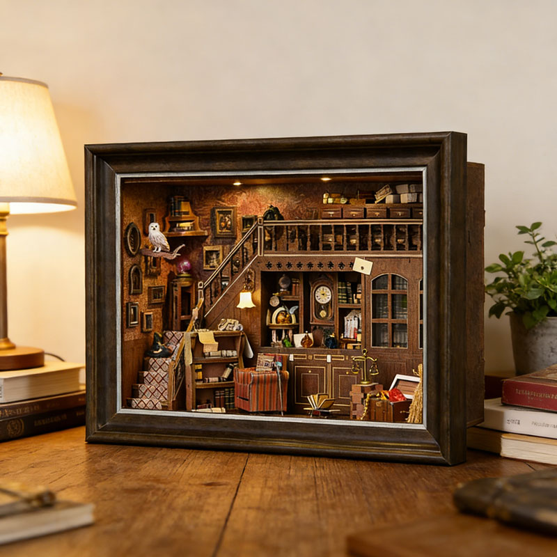 Kit DIY 3D de Mini Casa de Bon - Engraved Wood Frame avaliação e preço