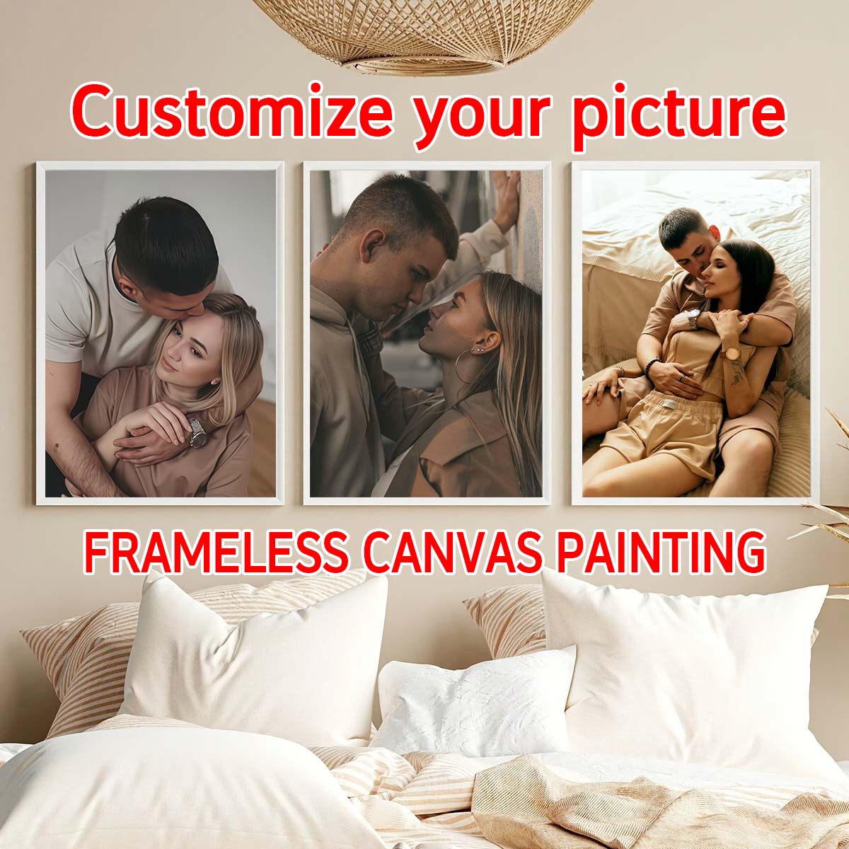 Triptíquico - Pintura a óleo e - Engraved Wood Frame avaliação e preço
