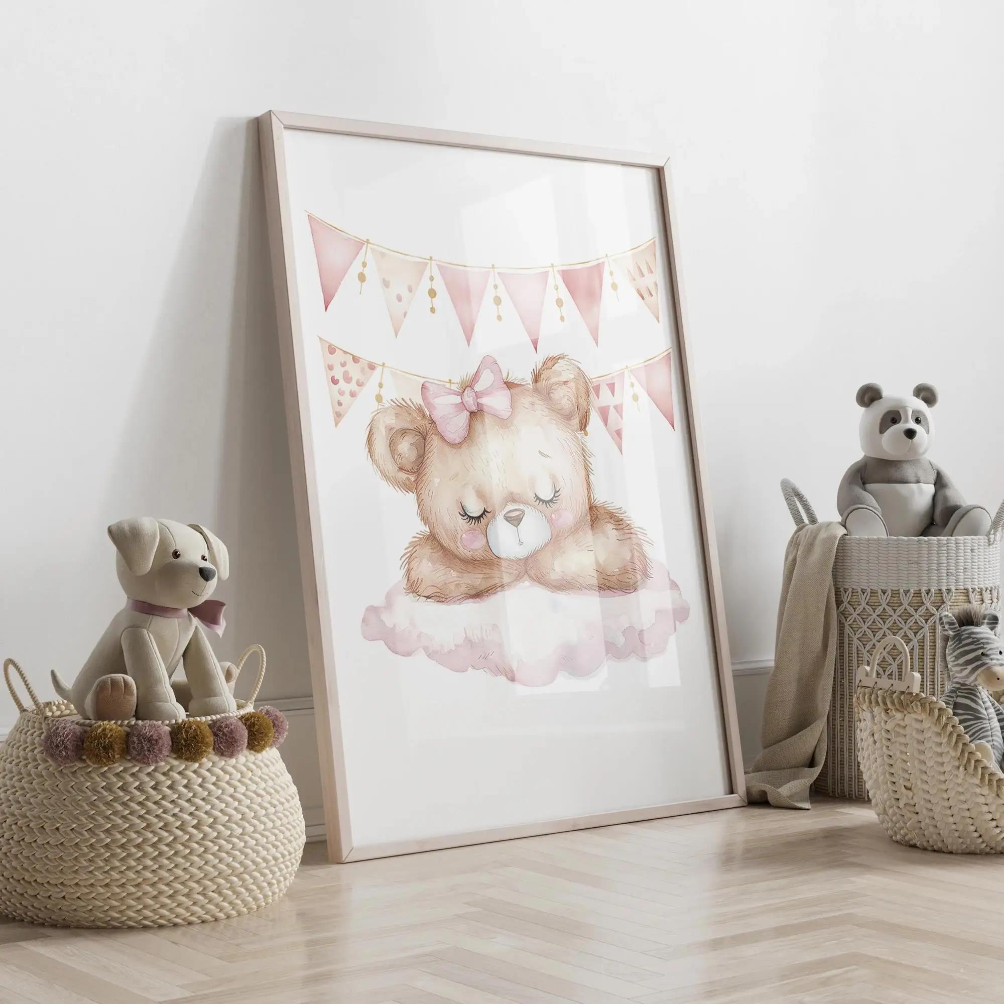 Rosa sonho urso carrossel tend - Personalized Name Box avaliação e preço