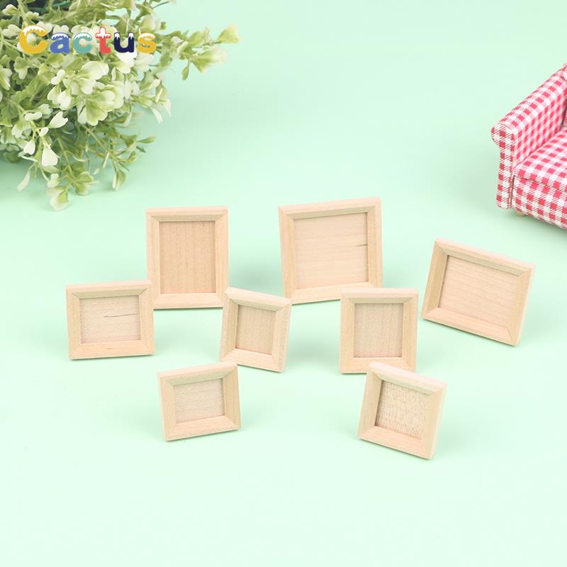 Dollhouse Miniature Wood Photo - Engraved Wood Frame avaliação e preço